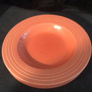 Fiesta ware pasta bowl